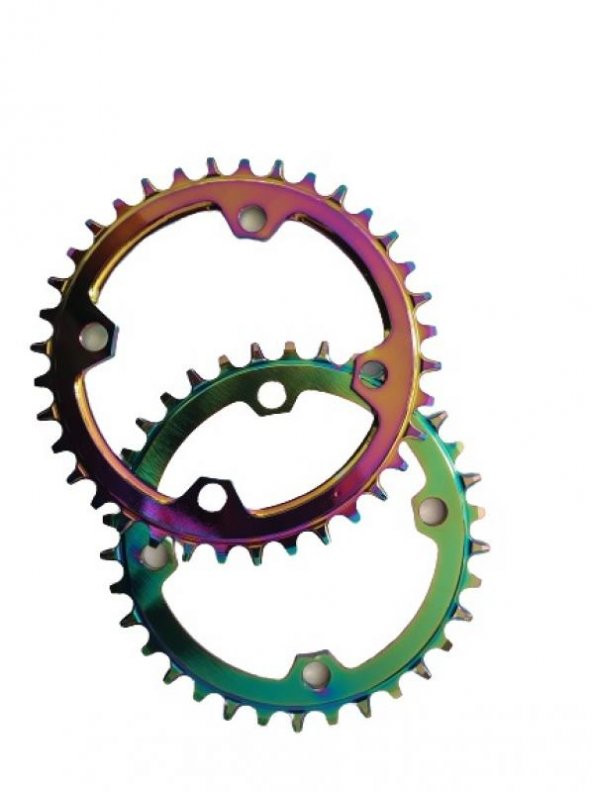 Bisiklet Aynakol Tek Yaprak Rainbow 104 BCD 9/10/11 Uyumlu Aynakol Yaprağı 36T Tek Yaprak - Resim 2