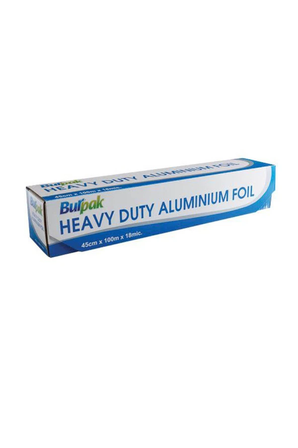 Burpak Heavy Duty Alüminyum Folyo 45cm x 100 m 17,5mic 1 Adet