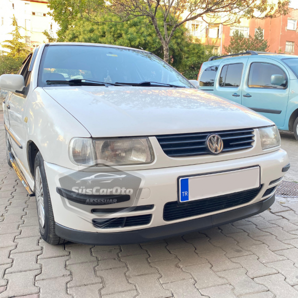 Vw Polo Mk3 1994-2003 6N Uyumlu Üniversal Astra H lip Esnek Ön Lip 2 Parça Tampon Altı Dil Karlık Ön Ek - 2