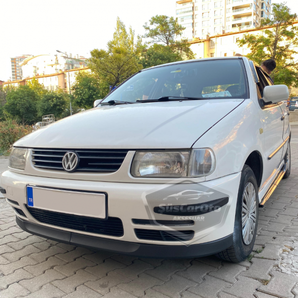 Vw Polo Mk3 1994-2003 6N Uyumlu Üniversal Astra H lip Esnek Ön Lip 2 Parça Tampon Altı Dil Karlık Ön Ek - 3