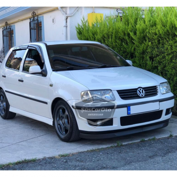 Vw Polo Mk3 1994-2003 6N Uyumlu Üniversal Astra H lip Esnek Ön Lip 2 Parça Tampon Altı Dil Karlık Ön Ek - 5