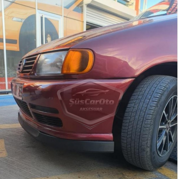 Vw Polo Mk3 1994-2003 6N Uyumlu Üniversal Astra H lip Esnek Ön Lip 2 Parça Tampon Altı Dil Karlık Ön Ek - 6