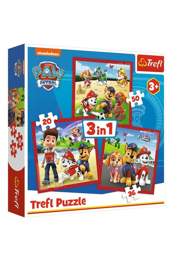 3in1 Puzzle Paw Patrol