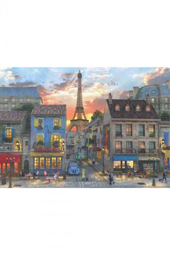 Paris Sokakları  3000 Parçalık Puzzle, Kod4910