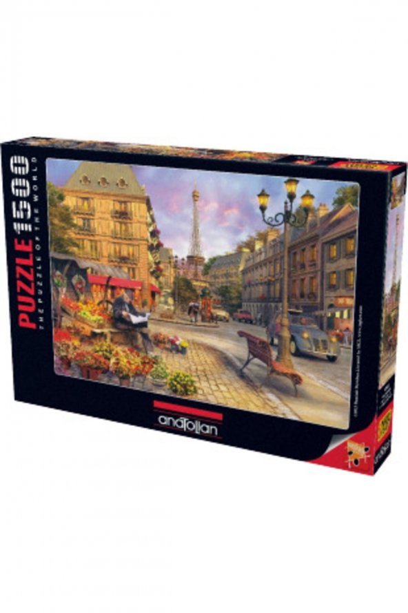 Paris Sokakları  1500 Parçalık Puzzle, Kod4542