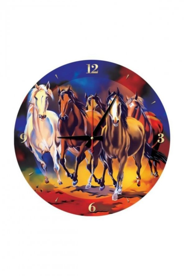 Yılkı Atları 570 Parça Saat Puzzle