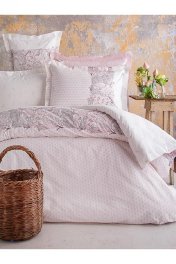 Apricitas Home Grace Senses Tek Kişilik 100 Pamuk Pike Takımı Pink