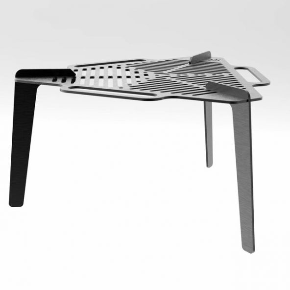 Portatif Üçgen Izgara Mangal Taşınabilir sağlam - 7