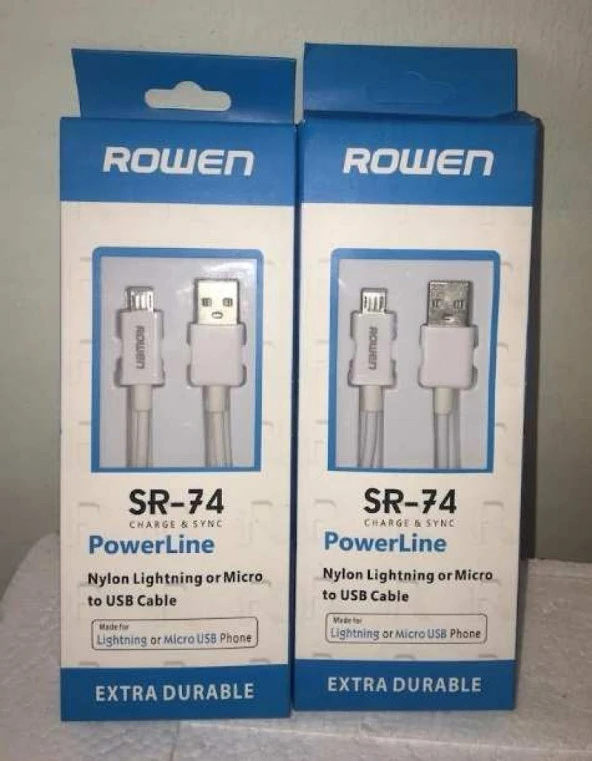 ROWEN SR-74 MİCRO USB TO USB KABLO 1 METRE