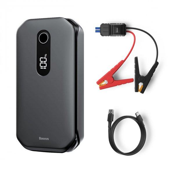 Baseus Super Energy Pro Car 12000mAh,1000A Marş Aküsü ve Güç Bankası Jump Starter