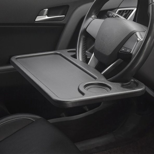 ALLY Portatif Araç Direksiyon İçecek Tutucu Bilgisayar Masası - 3