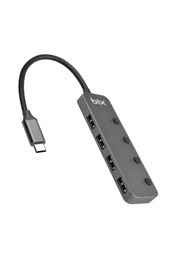 Bix BX20HB Type-Cden 4 Port USB 3.2 Hub