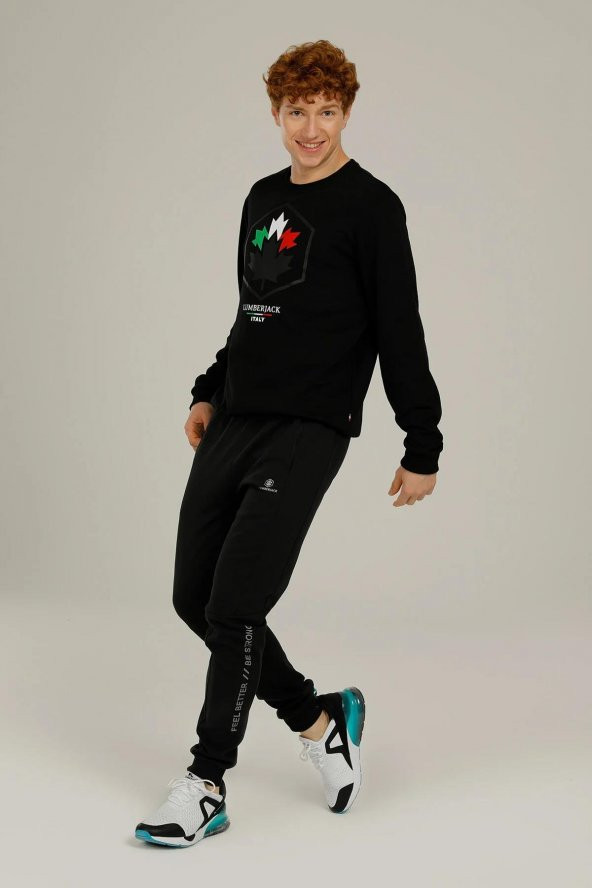 LUMBERJACK CT1059 CEDRIC SLOGAN JOGGER 2FX - 4