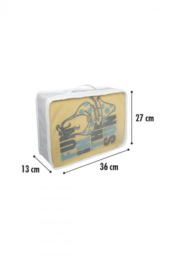 6lı Bavul Seyahat Çantası Çanta Içi Düzenleyici Organizer Set - 3