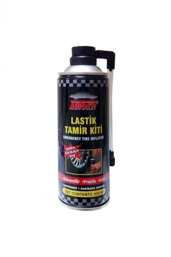 Lastik Tamir Kiti Lastik Tamir Spreyi Lastik Şişirme Spreyi 450 Ml