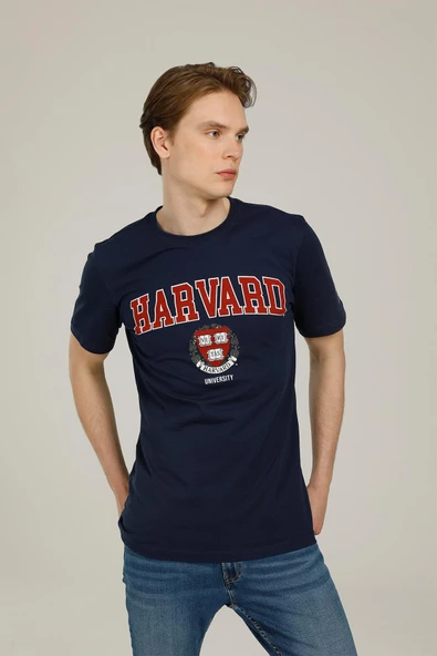 LUMBERJACK SN685 HARVARD LOGO T-SHIRT