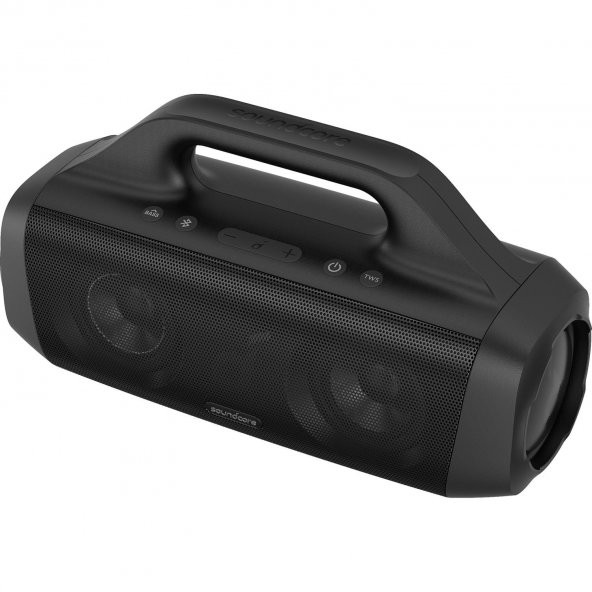 Anker Soundcore Motion BOOM Kablosuz Bluetooth Hoparlör - 30W Stereo Ses - IPX7 Suya Dayanıklılık - 24 Saate Varan Şarj - Siyah - A3118 - Resim 3