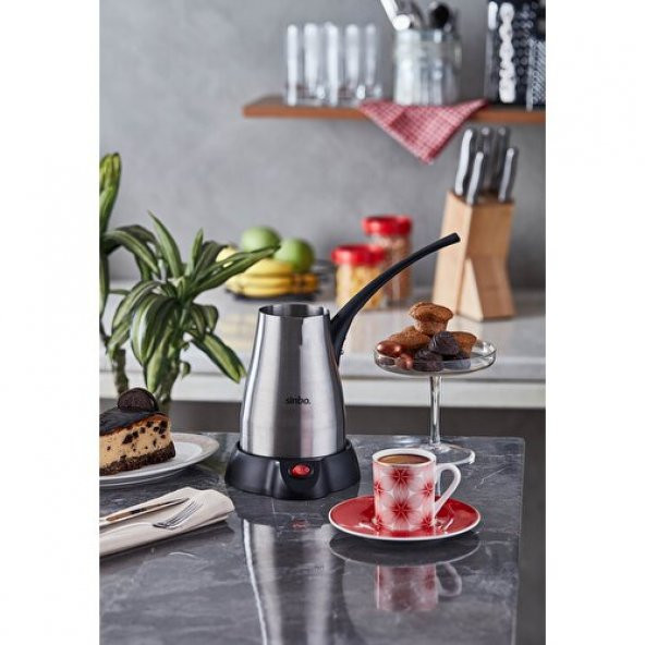 SİNBO SCM-2957 ELEKTRİKLİ CEZVE KAHVE MAKİNESİ INOX - 4