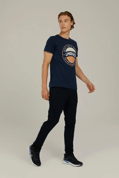 LUMBERJACK CT1139 ISLAND LOGO T-SHIRT 2FX - 4