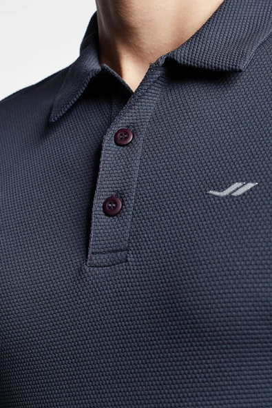 LESCON 23S-1275-23B KISA KOL POLO YAKA TSHIRT - 5