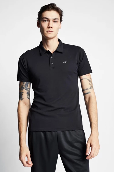 LESCON 23S-1275-23B KISA KOL POLO YAKA TSHIRT - 10