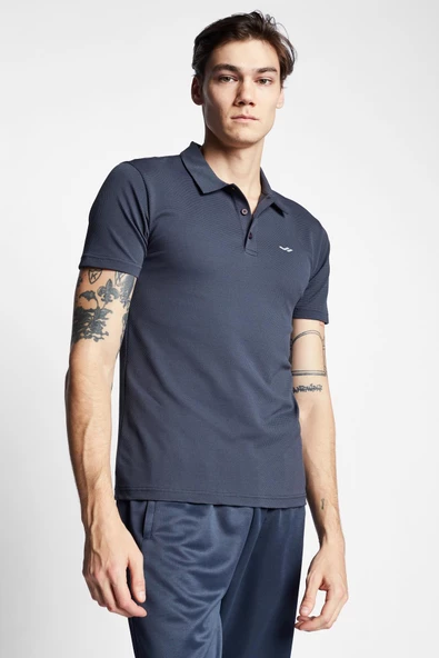 LESCON 23S-1275-23B KISA KOL POLO YAKA TSHIRT - 2