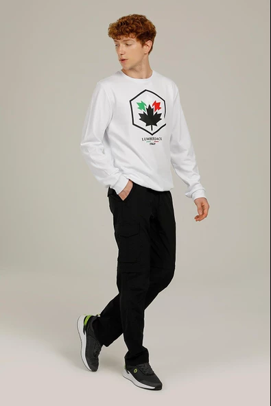 LUMBERJACK CT1047 RENATO LOGO SWEATSHIRT 2FX - 4