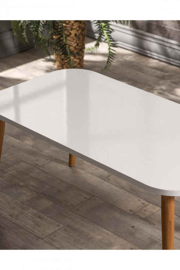 ARTI RETRO ORTA SEHPA BEYAZ - 2