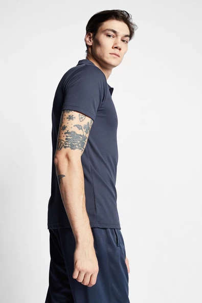 LESCON 23S-1275-23B KISA KOL POLO YAKA TSHIRT - 4