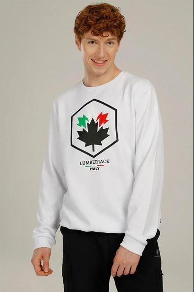 LUMBERJACK CT1047 RENATO LOGO SWEATSHIRT 2FX