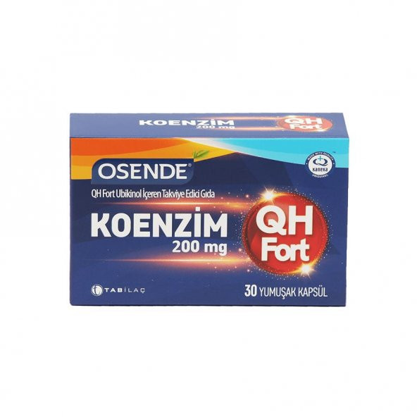 Osende Koenzim QH Fort 200 mg 30 Kapsül