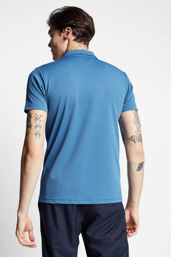 LESCON 21S-1297-21B KISA KOL POLO YAKA TSHIRT - 8