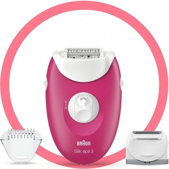 BRAUN SİLK EPİL 3 3276 SMARTLİGHT, 2'Sİ 1 ARADA EPİLATÖR