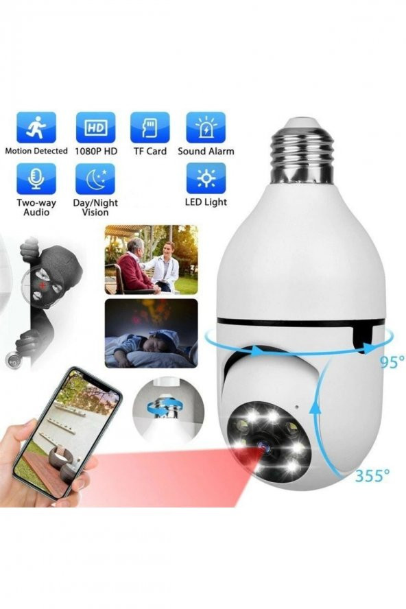 Ampul Şeklinde Güvenlik Kamerası