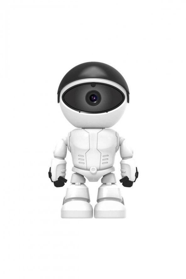 1080p Robot Görünümlü Bebek Bakıcı Wifi Ip Güvenlik Kamerası Kablosuz Gece Görüşlü