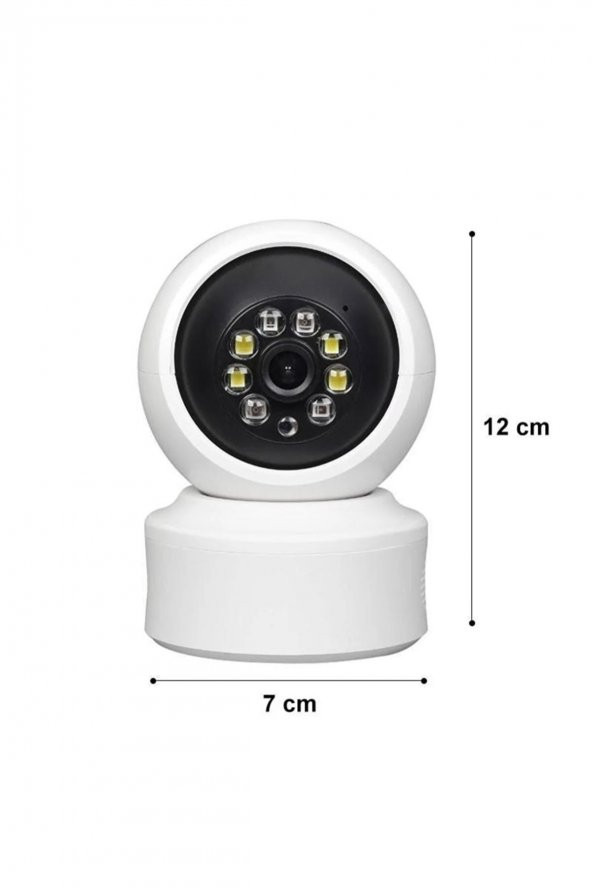 Wifi Kablosuz 1080p 2.4ghz  5ghz 360 Hareket Izleme Sesli Cctv Ağ Ev Güvenlik Mini Ip Kamera - 3
