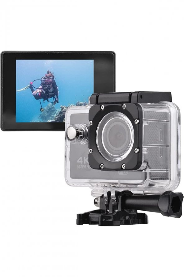 4k Ultra Hd 170 Derece Wifi Li Aksiyon Kamera - 3
