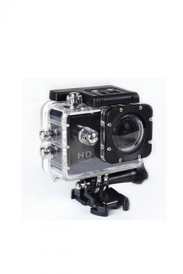 1080p Hd Su Geçirmez Aksiyon Kamerası Siyah - 2