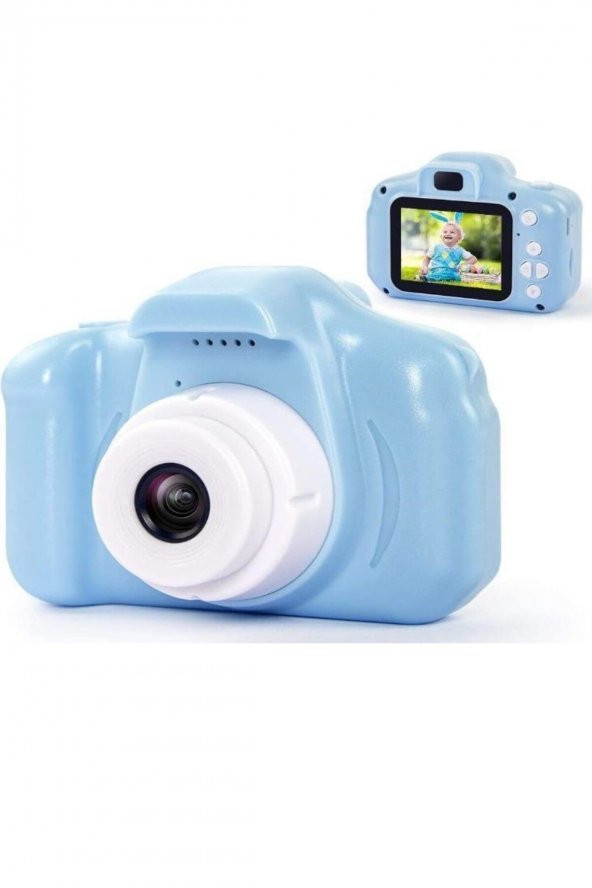 Mini Dijital Çocuk Fotoğraf Makinesi Hd 1080p Sd Hafıza Kart Girişli 5 Mp Video Makinası Öz Çekim -m