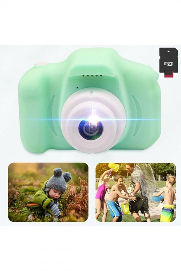 Mini Eğitici Kamera Çocuklar Için 5 Oyunlu Dijital Fotoğraf Makinesi 8gb Hafıza Kartlı Cmr9 - 3