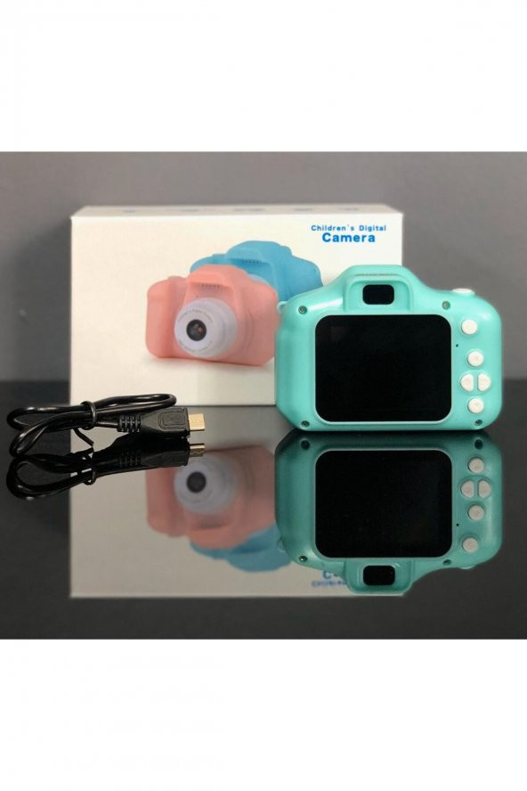 QASUL Mini 1080p Hd Kamera Çocuklar Için Dijital Fotoğraf Makinesi PEMBE,MAVİ,AÇIK YEŞİL - 2