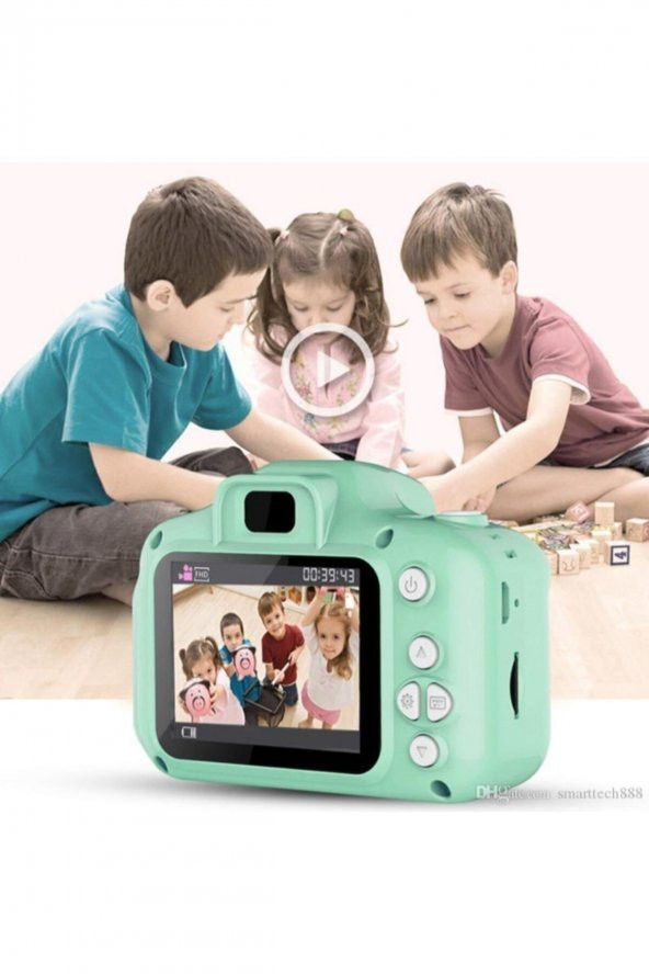 Mini 1080p Hd Kamera Çocuklar İçin Dijital Fotoğraf Makinesi - 3