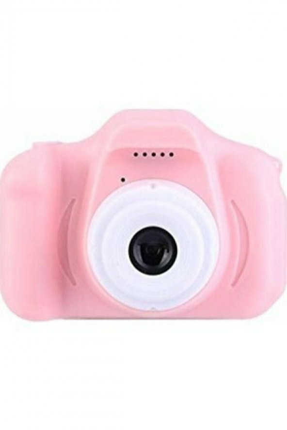 Çocuk Pembe Mini Hd 1080p Dijital Fotoğraf Makinesi Cmr9 - 2