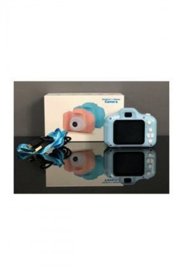 Unisex Çocuk Mavi Cmr9 Çocuklar Için Mini Hd 1080p Dijital Fotoğraf Makinesi - 2
