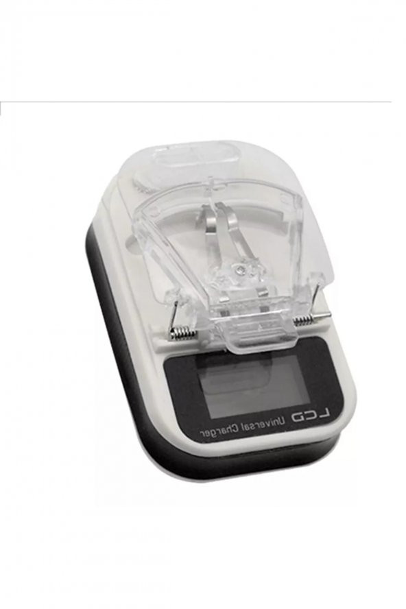 Akıllı Göstergeli Batarya Pil Şarj Aleti Üniversal Çok Amaçlı Dijital Adaptör - 3