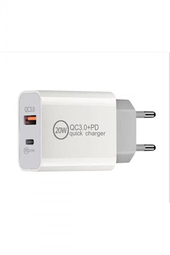 Turbo 40w Hızlı Şarj Aleti Type-c 20w Hızlı Şarj Cihazı Usb 20 Watt Qc 3.0 Hızlı Şarj Adaptörü