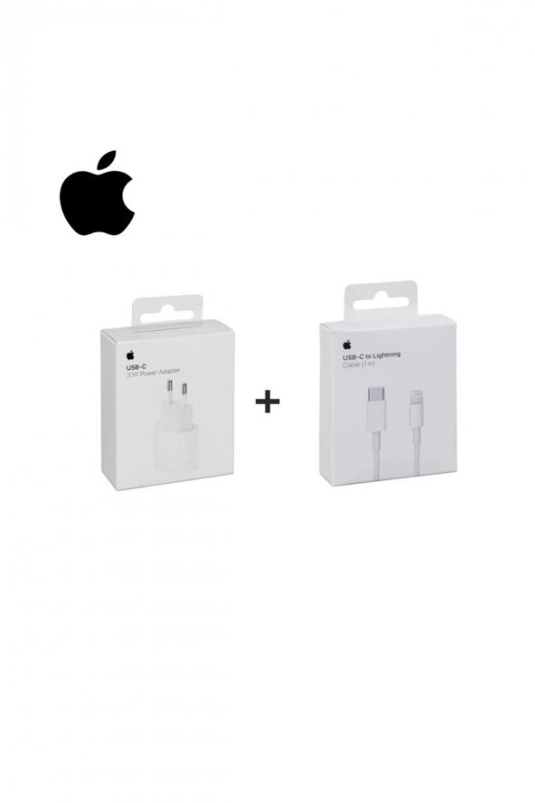 Apple Iphone 1111 Pro - 1212 Pro Max 18w Şarj Cihazı Seti Lightning Konnektörlü Adaptör Ve Usb - 2