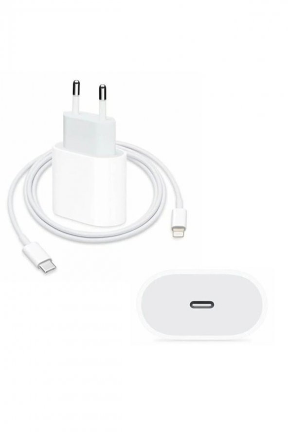 Iphone 8x1112 Pro Max & Üstü Modellere Uyumlu 20w Usb-c Power Adapter Type-c To Lightning Cable - 3