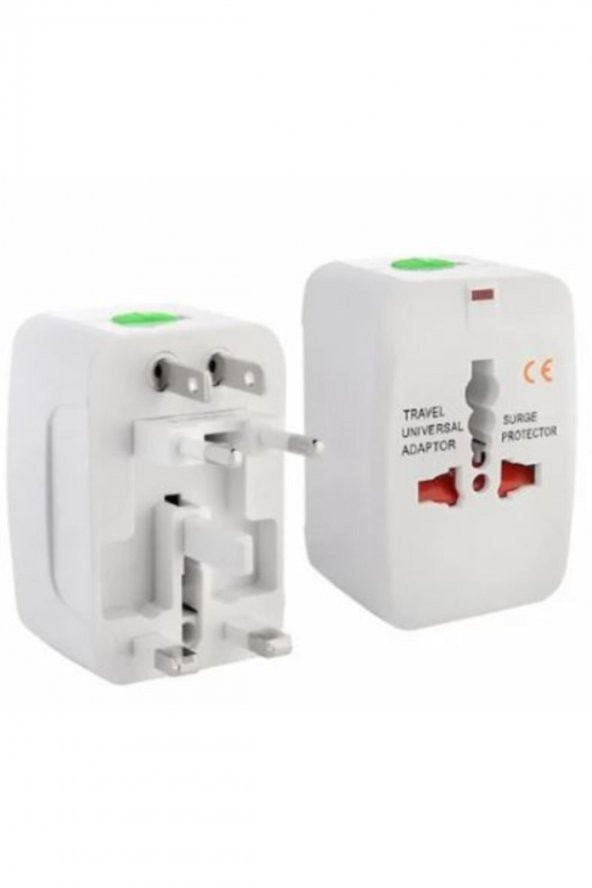 Uluslararası Seyahat Şarj Adaptörü Dönüştürücü+her Ülkeye Uygun