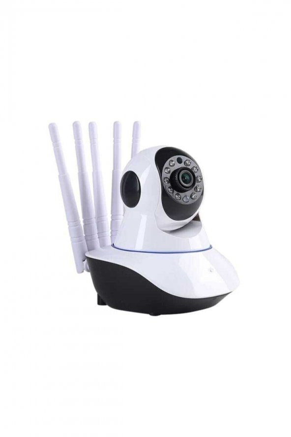 Wi-fi Kablosuz Ip Bebek Güvenlik Kamerası 5 Antenli 360 Derece - 2